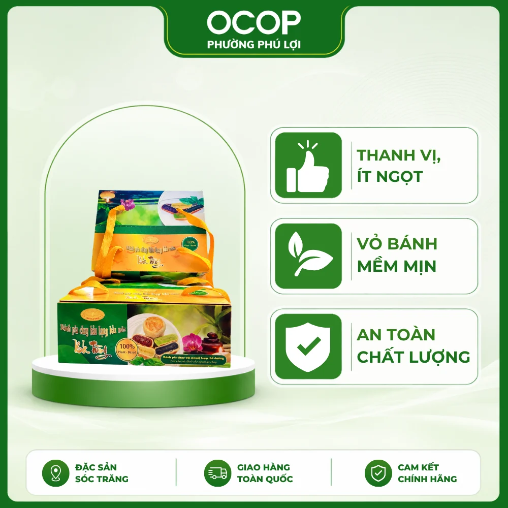 Bánh pía chay hảo hạng 4 mùa SATRACO